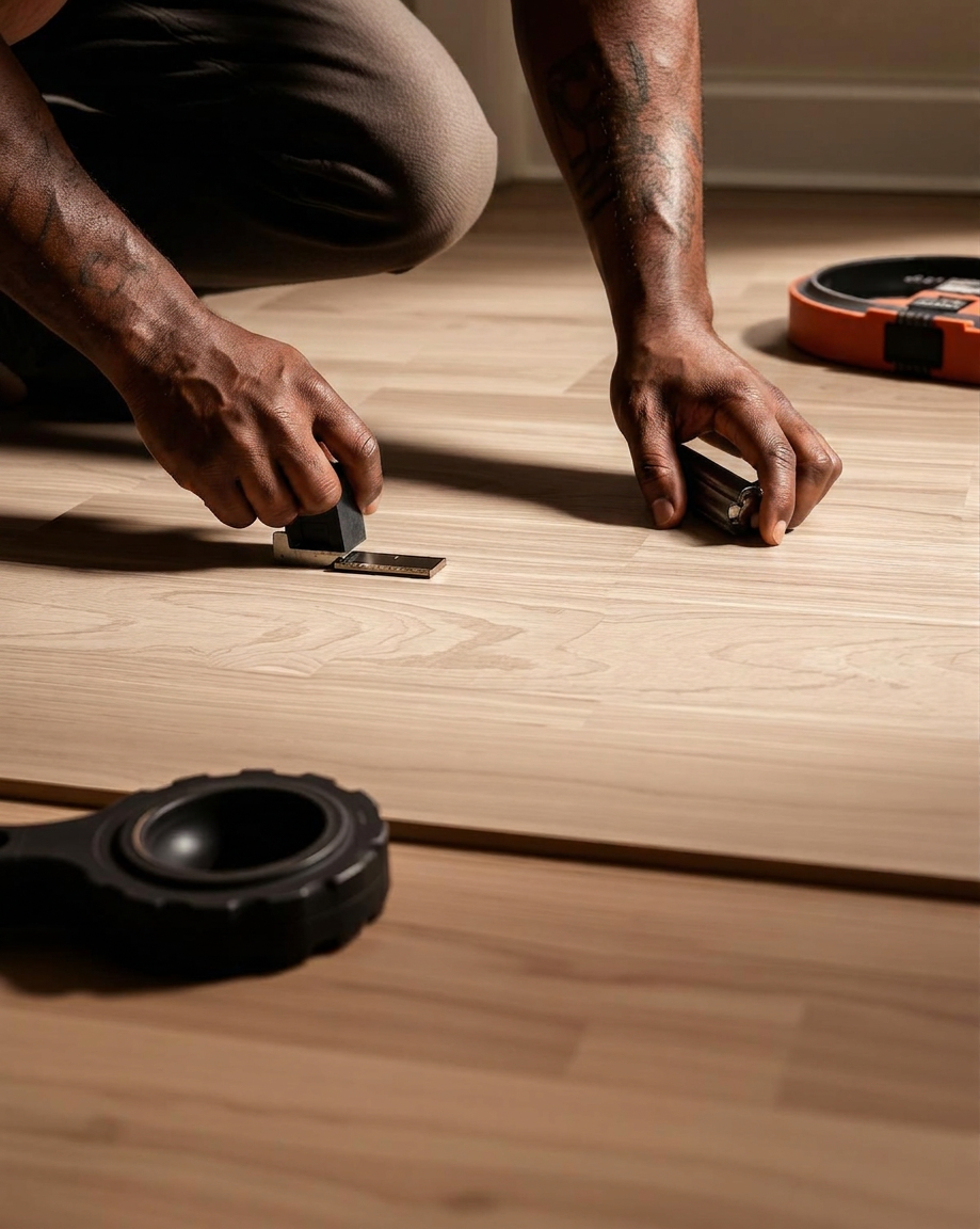 On the Job — LVP Install In Progress