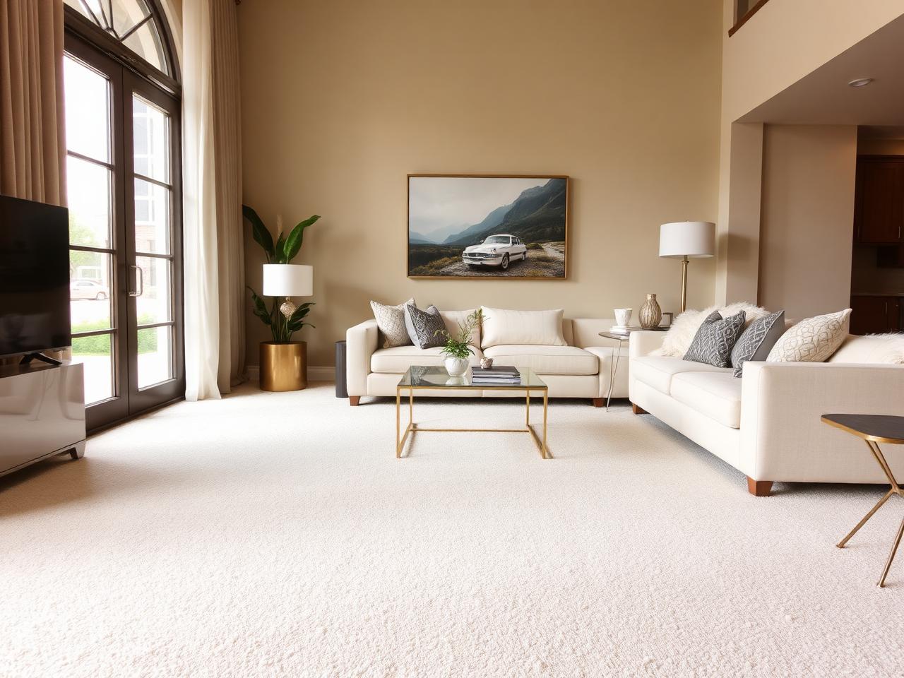 Great Room — Wall-to-Wall Plush Carpet